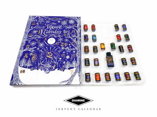 英國 Diamine The Inkvent Calendar 耶誕日曆 墨水組